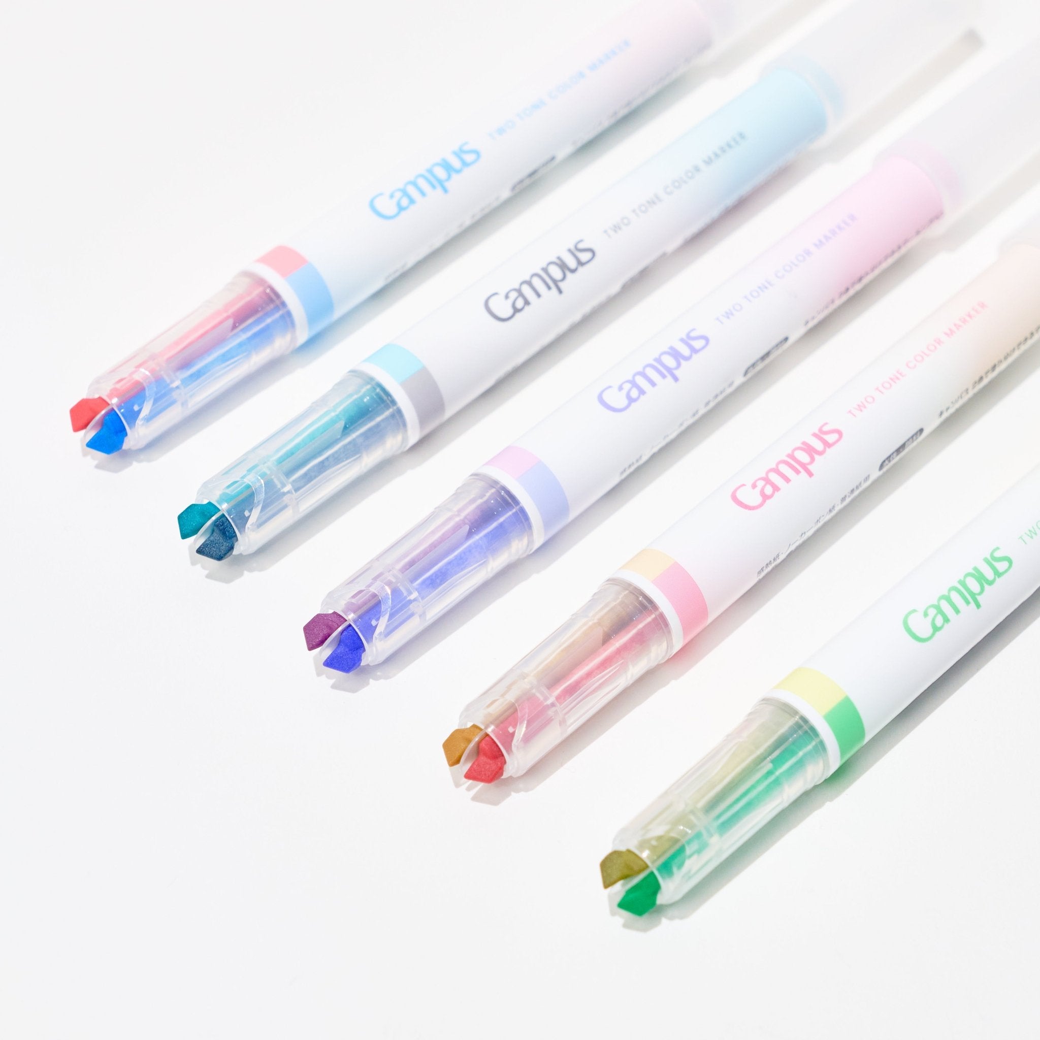 [Limited] Campus Dual Tone Highlighter Positive & Relaxing / KOKUYO - bungu