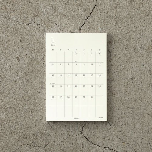 MD Diary Sticker 2026 / Midori DESIGNPHIL - bungu