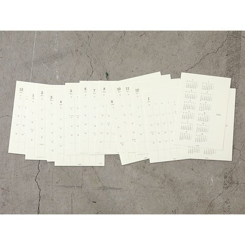 MD Diary Sticker 2026 / Midori DESIGNPHIL - bungu