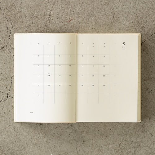MD Notebook Diary 1 Day 1 Page 2026 / Midori DESIGNPHIL - bungu