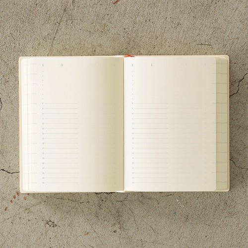 MD Notebook Diary 1 Day 1 Page 2026 / Midori DESIGNPHIL - bungu