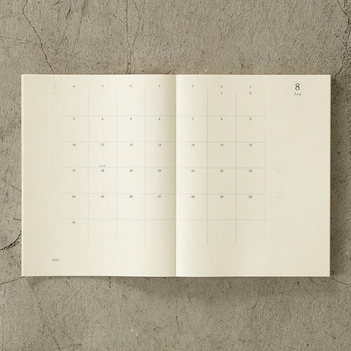 MD Notebook Diary Slim 2026 / Midori DESIGNPHIL - bungu