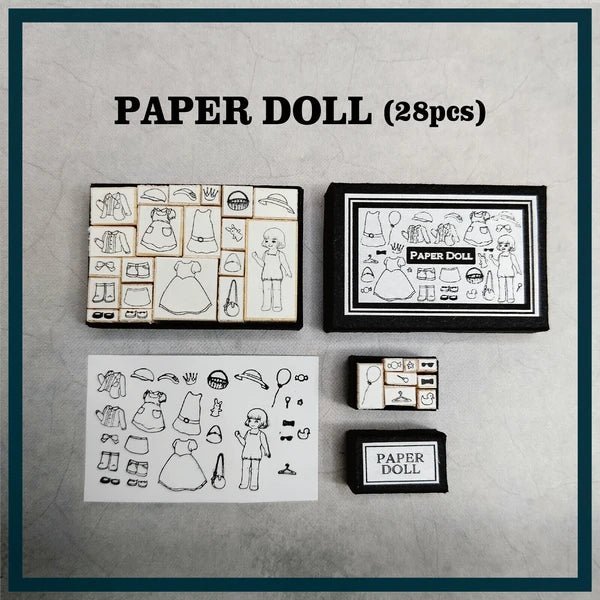 Miniature DIY Retro Stamp Kit / TOKYO NEEET - bungu