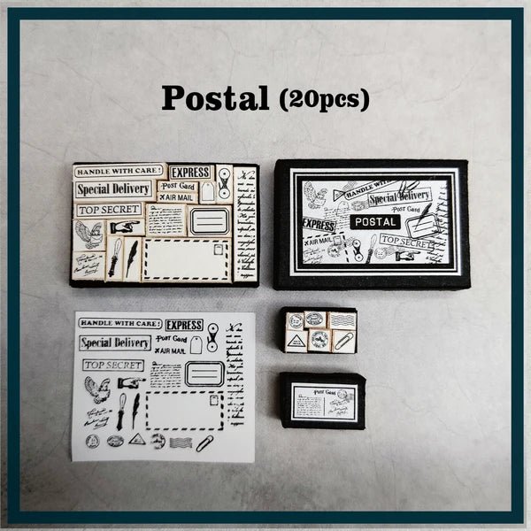 Miniature DIY Retro Stamp Kit / TOKYO NEEET - bungu