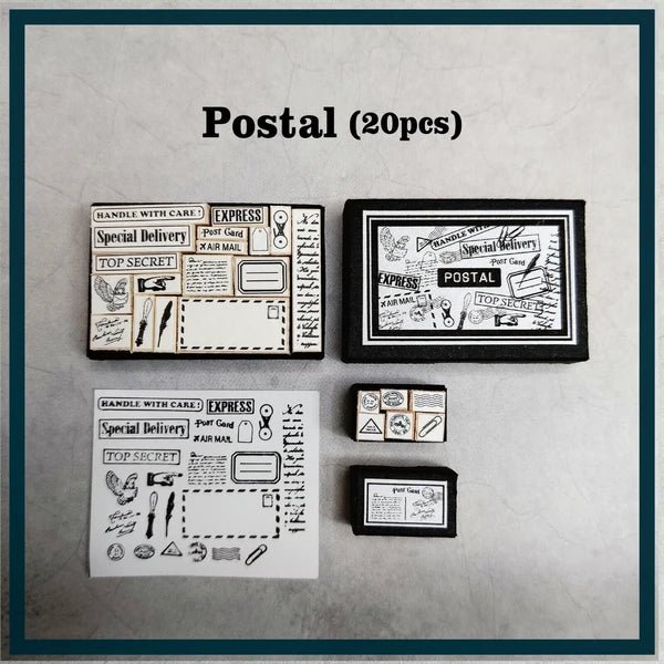 Miniature DIY Retro Stamp Kit / TOKYO NEEET - bungu