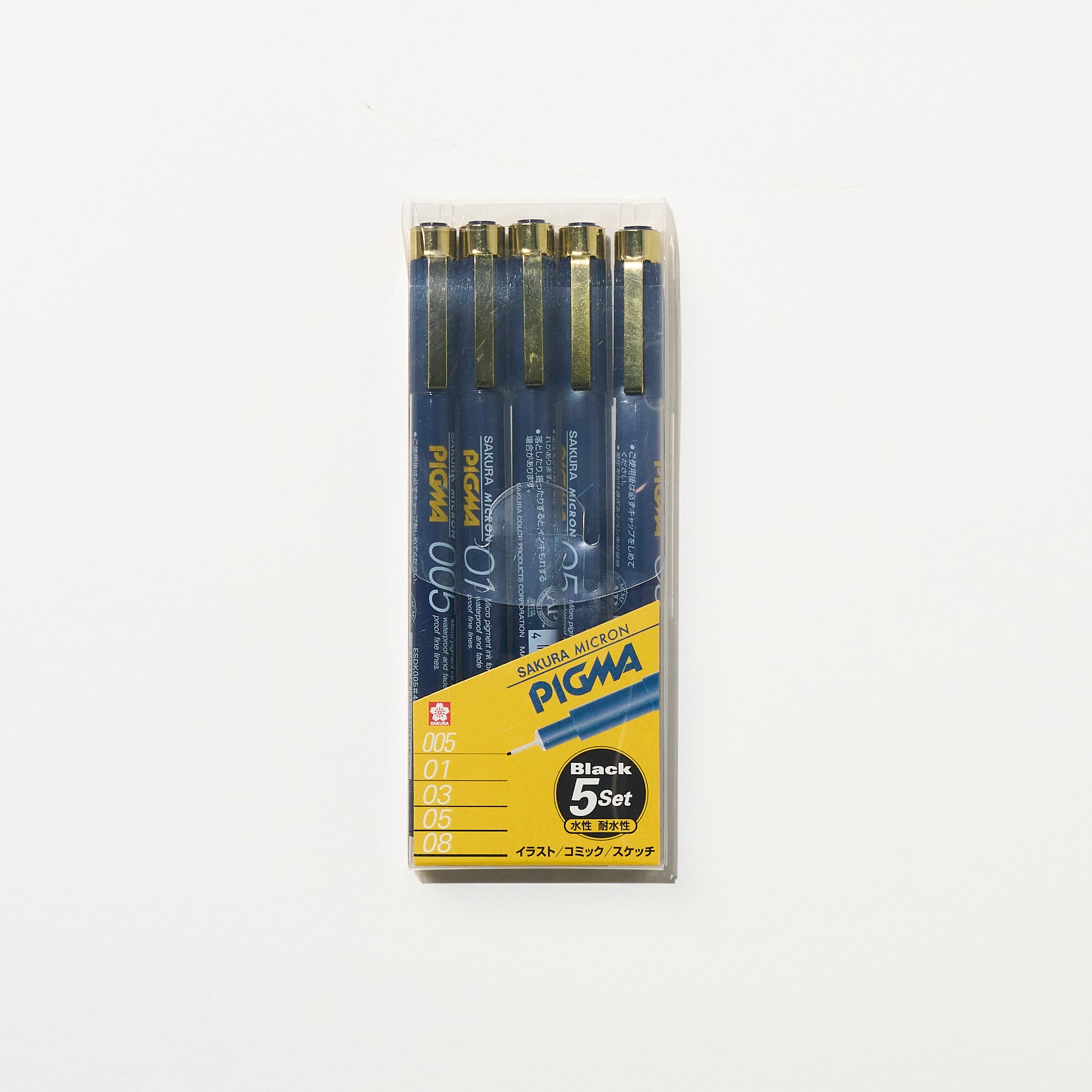 PIGMA MICRON Felt Tip 5 Pen Set / SAKURA - bungu