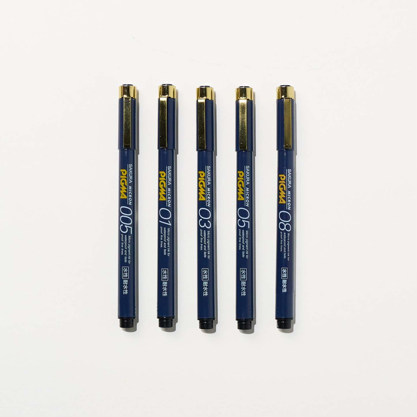 PIGMA MICRON Felt Tip 5 Pen Set / SAKURA - bungu