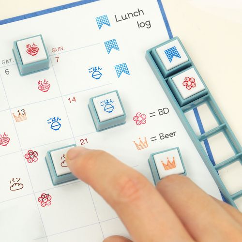 Pochitto Pick! Replacement Stamp 3 - Piece Set / KODOMO NO KAO - bungu