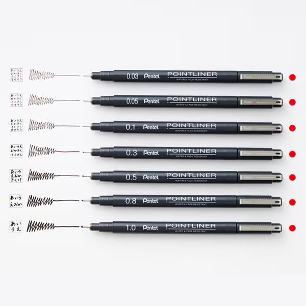 Pointliner Water - Based Pigment Marker / Pentel - bungu