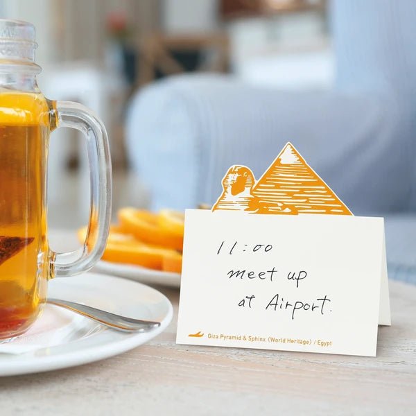 Pop - Up World Die - Cut Stand Memo Pad / Marumo Printing Stationery - bungu