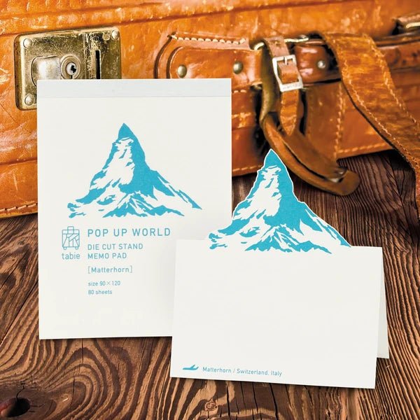 Pop - Up World Die - Cut Stand Memo Pad / Marumo Printing Stationery - bungu