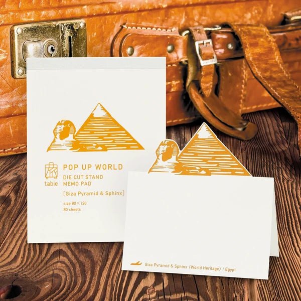 Pop - Up World Die - Cut Stand Memo Pad / Marumo Printing Stationery - bungu