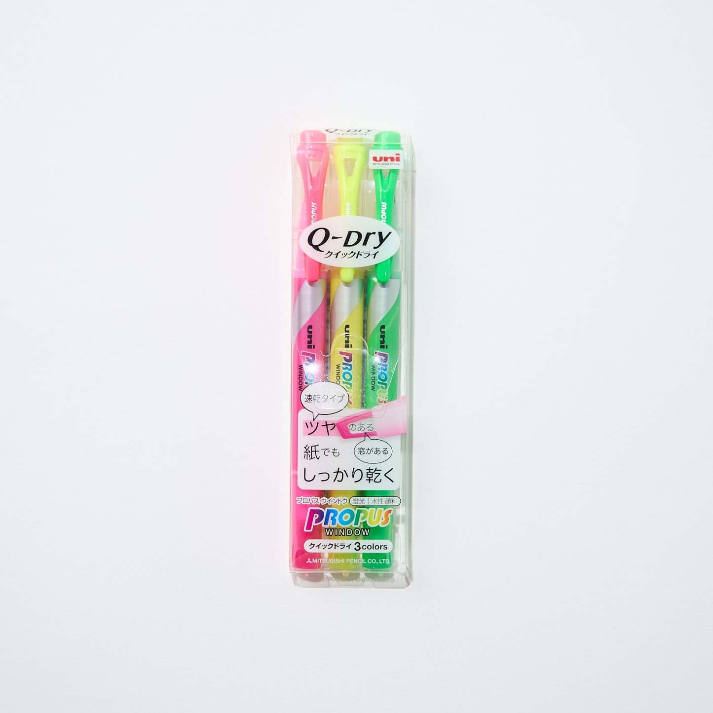 Propus Window Quick - Dry Highlighter Set / uni Mitsubishi Pencil - bungu