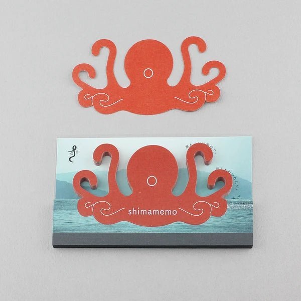 shimamemo Die - Cut Memo / Marumo Printing Stationery - bungu