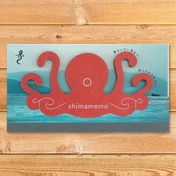 shimamemo Die - Cut Memo / Marumo Printing Stationery - bungu