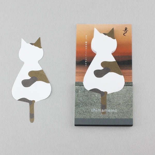 shimamemo Die - Cut Memo / Marumo Printing Stationery - bungu