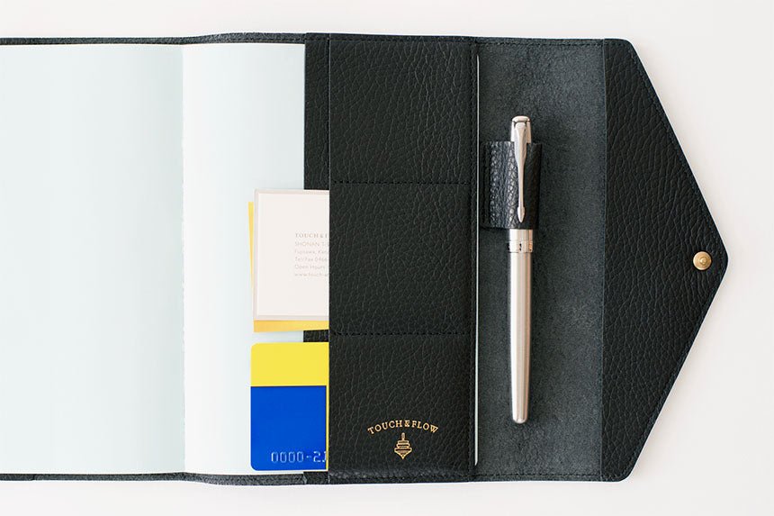 Sketch B6 Notebook & Planner Leather Cover / TOUCH & FLOW - bungu