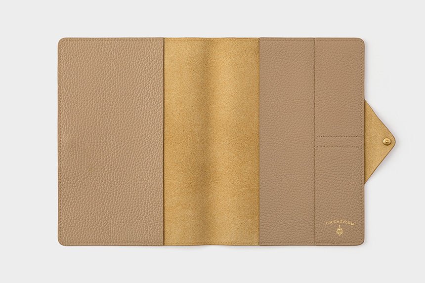 Sketch Notebook & Planner Leather Cover A5 / TOUCH & FLOW - bungu