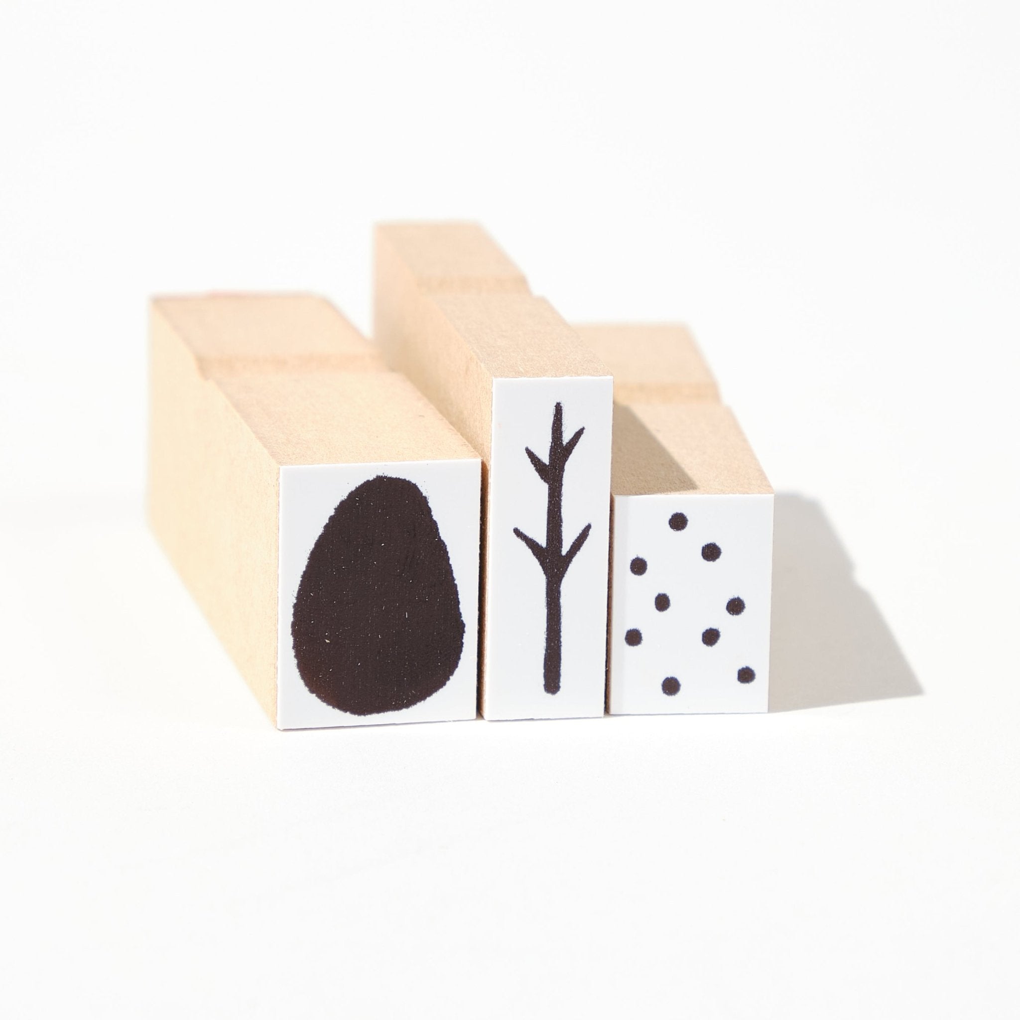 Small Forest Wood Stamp Set / Morita Inbou - bungu