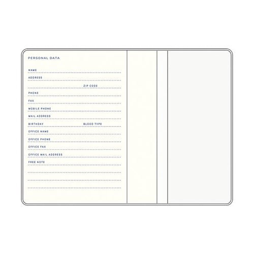 Spring A6 Schedule Book Monthly Sunday Start mula / RYU - RYU - bungu