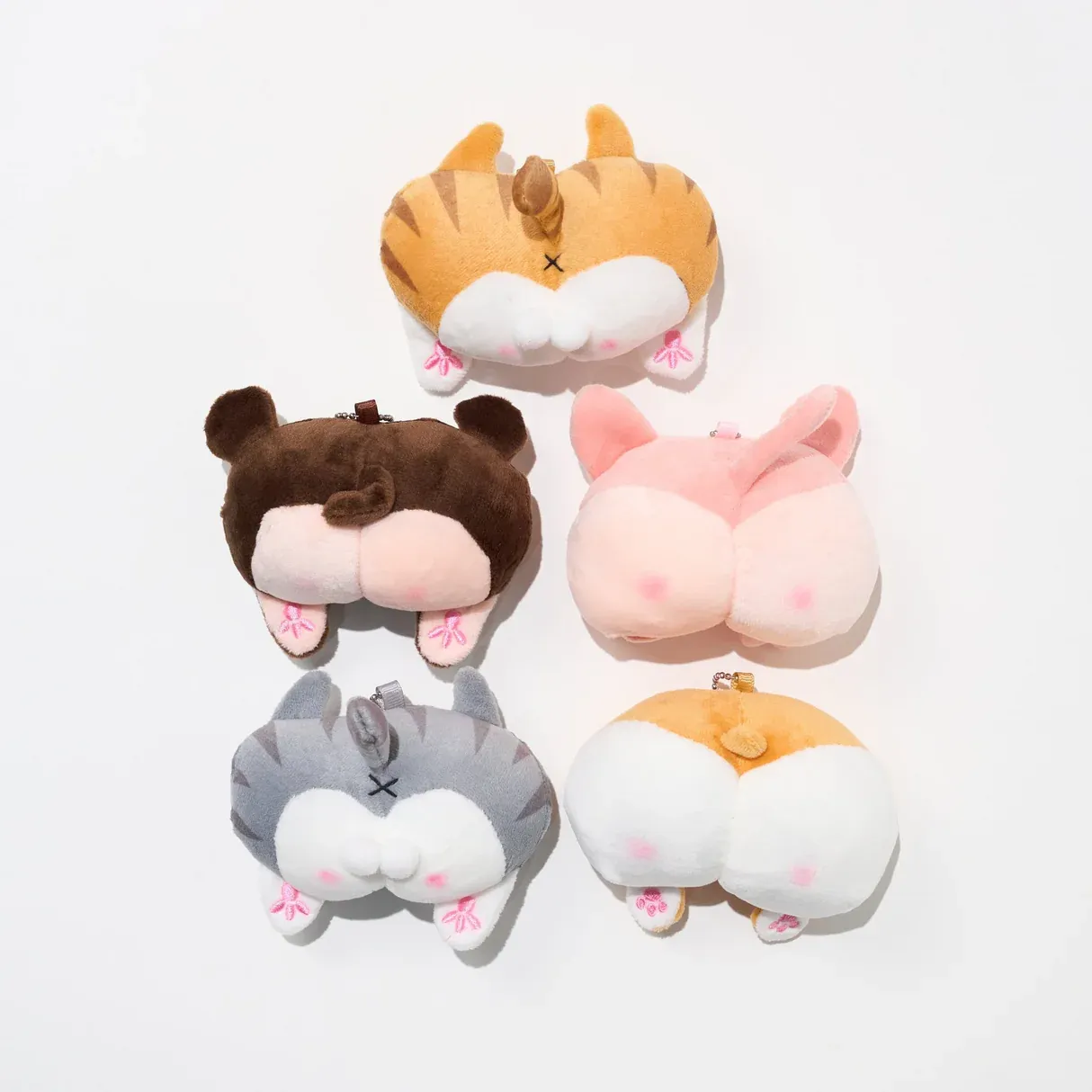 Squishy Animal Butt Plushies Gacha Capsule-animisttoy stationery