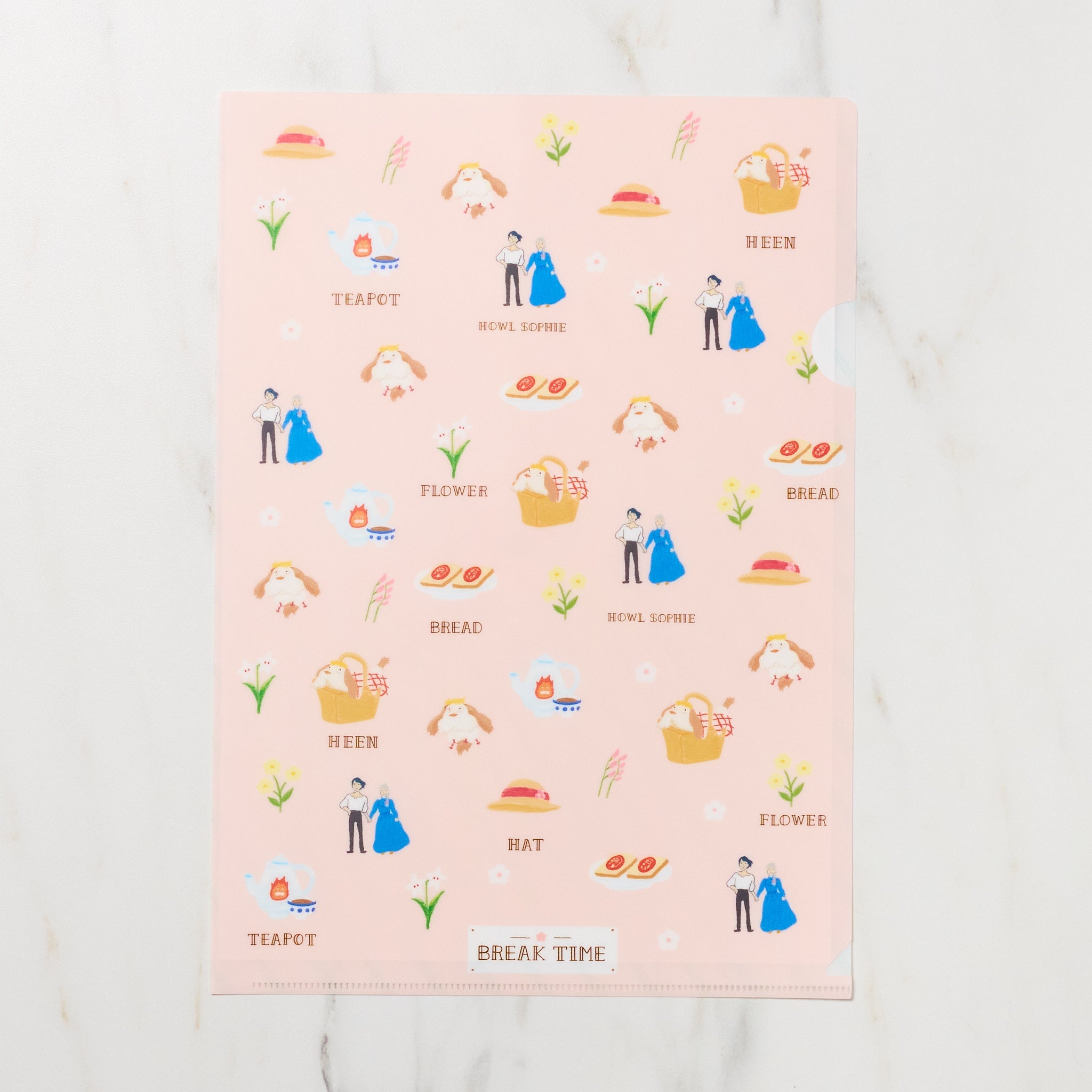 Studio Ghibli Break Time A4 Clear File Folder / Movic - bungu
