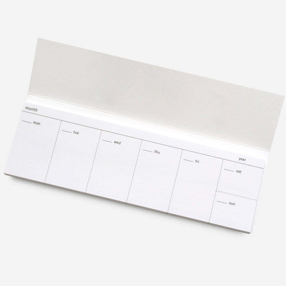 Tag Schedule KAWAII Project Weekly Sticky Note Planner / Replug - bungu