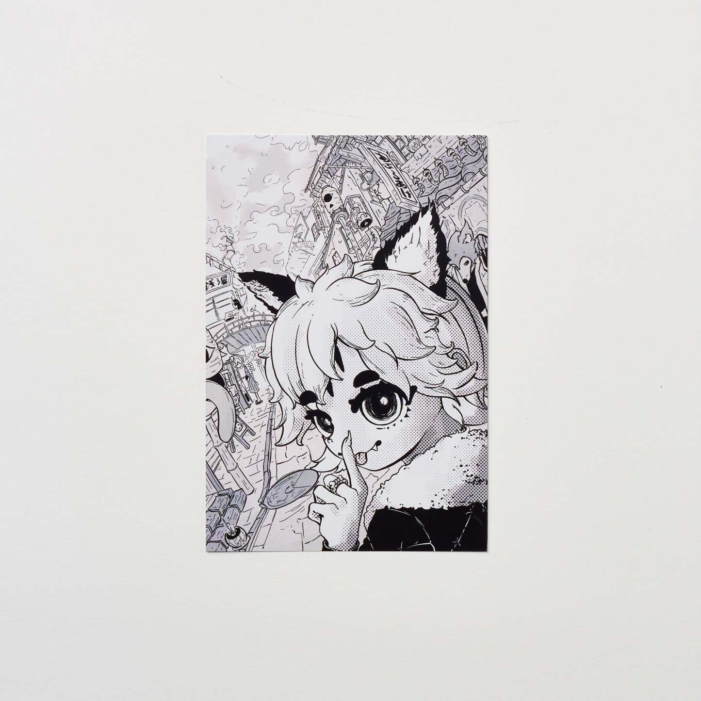 "Tricker Street" Postcard by Comoro / Bungu - bungu