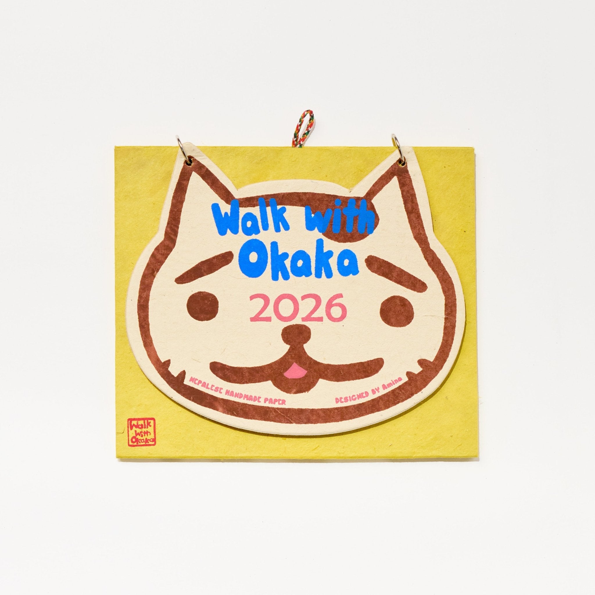 Walk with Okaka Desk Calendar 2026 Designed by Amina / Amina Collection Co., Ltd. - bungu