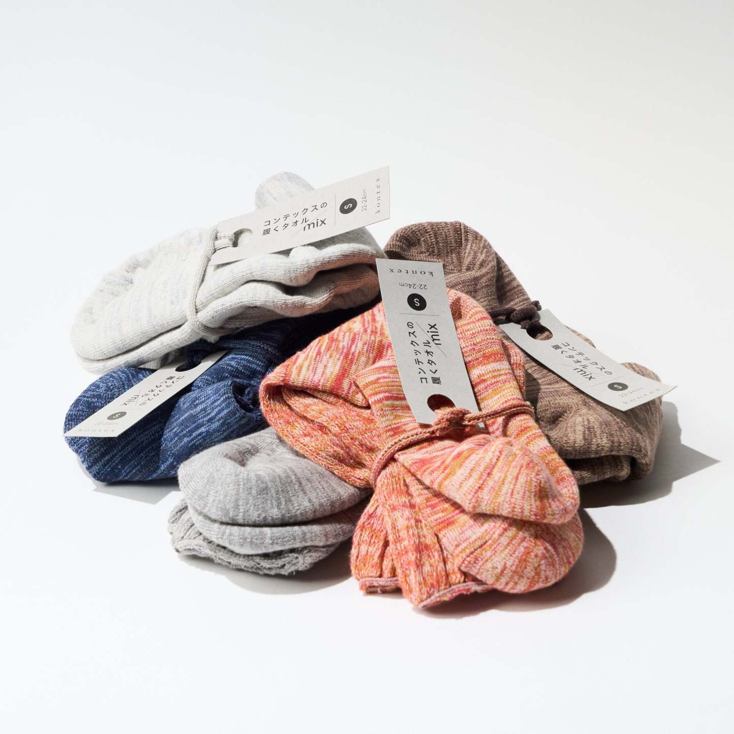 Wearable Towel "Mix" Socks / Kontex - bungu