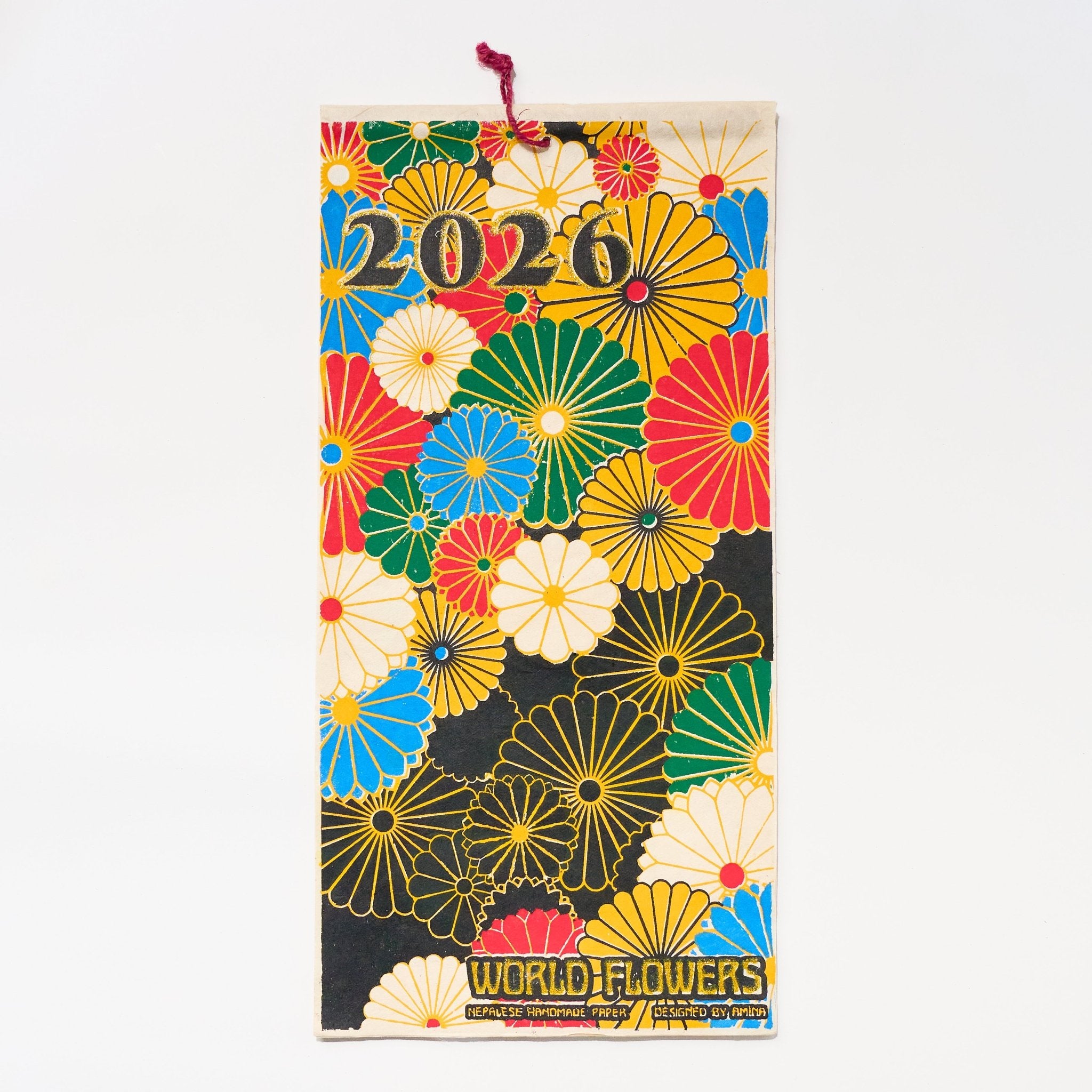 World Flowers Calendar 2026 Designed by Amina / Amina Collection Co., Ltd. - bungu