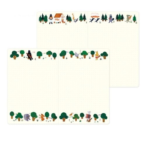 Yuru Log B6 Notebook / Midori DESIGNPHIL - bungu