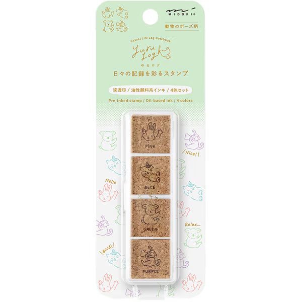 Yuru Log Stamp / Midori DESIGNPHIL - bungu