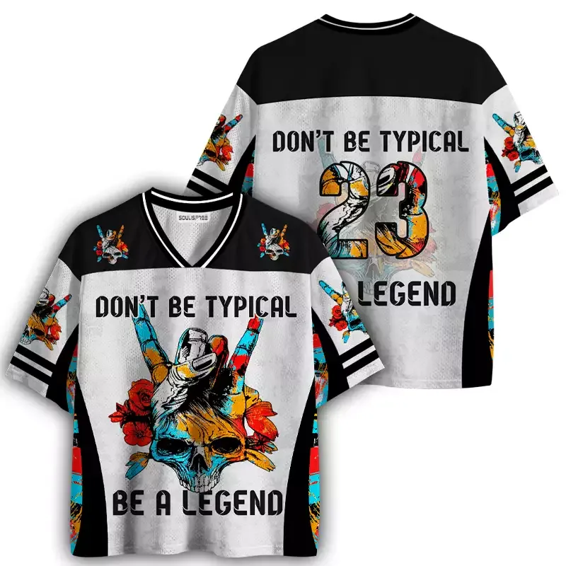 Soulisfree Don’t Be Typical, Be A Legend Mesh Jersey 