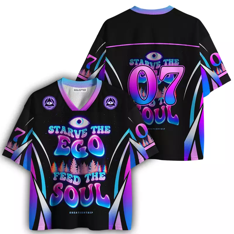 Soulisfree STARVE THE EGO FEED THE SOUL Mesh Jersey