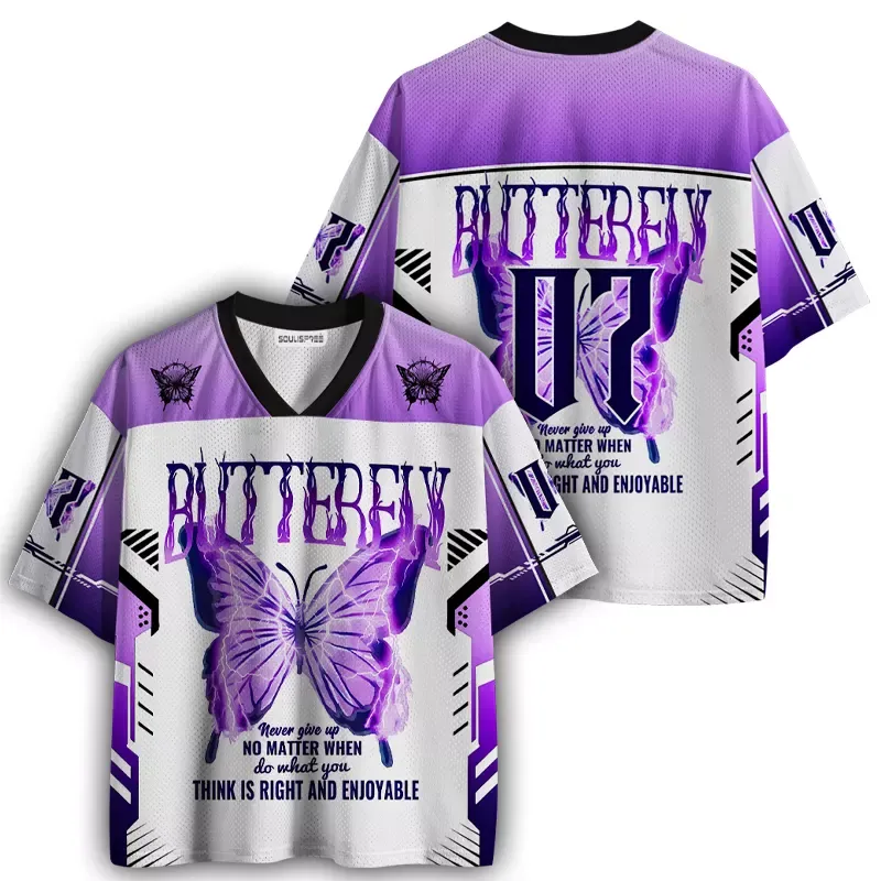 Soulisfree Never Give Up  Mesh Jersey