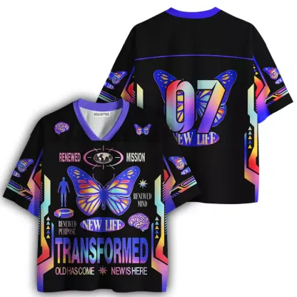 Soulisfree Transformed Butterfly Mesh Jersey