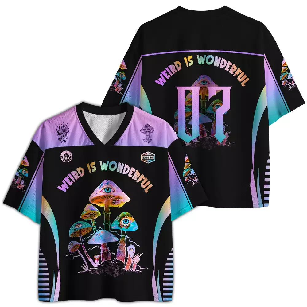 Soulisfree WEIRD IS WONDERFUL Mesh Jersey