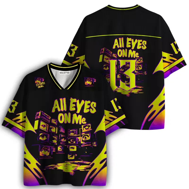 Soulisfree All Eyes On Me Graphic Mesh Jersey
