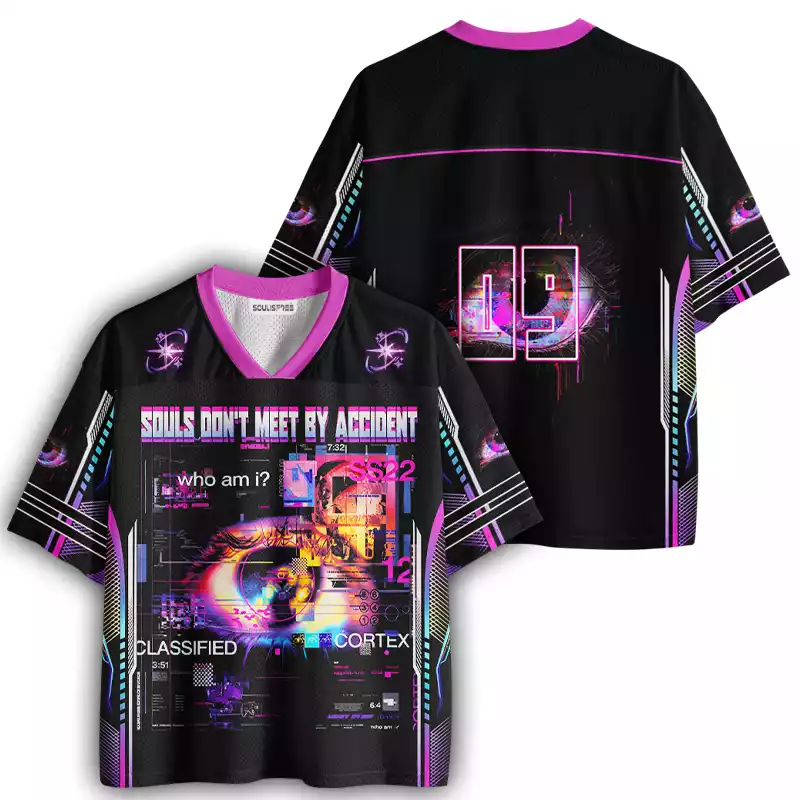 Soulisfree Digital Existentialism Aesthetic Mesh Jersey