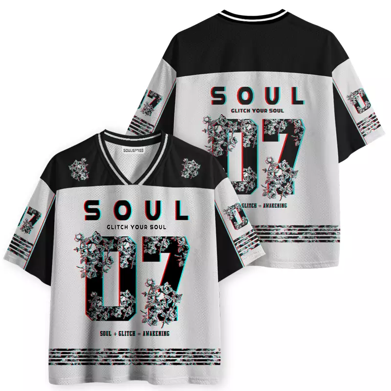 Soulisfree GLITCH YOUR SOUL Mesh Jersey