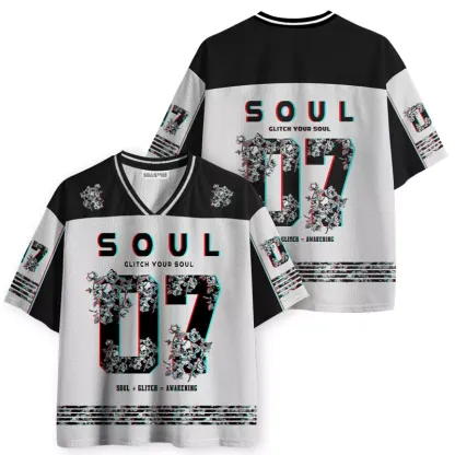 Soulisfree GLITCH YOUR SOUL Mesh Jersey