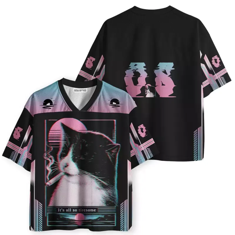 Soulisfree It's All So Tiresome Mesh Jersey