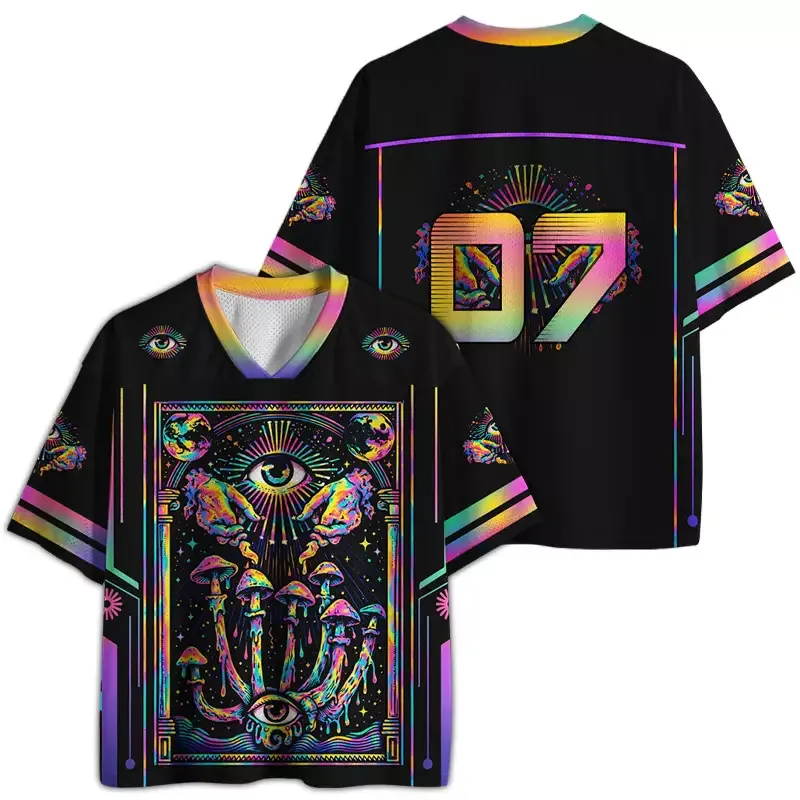 Soulisfree Psychedelic Mind Garden Mesh Jersey