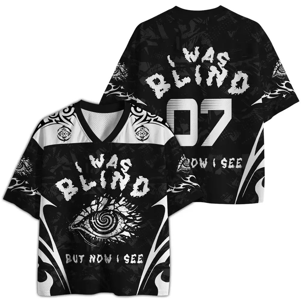 Soulisfree I Was Blind, But Now I See Mesh Jersey