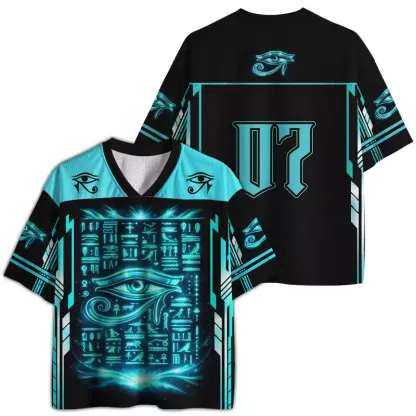 Soulisfree Digital Eye Of Horus Mesh Jersey