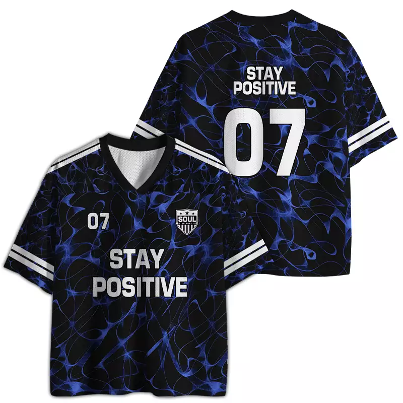 Soulisfree STAY POSITIVE — Electric Mindset Mesh Jersey