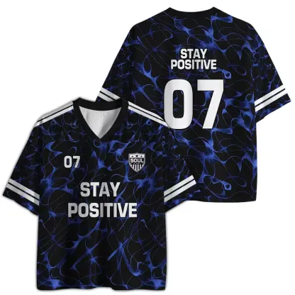 Soulisfree STAY POSITIVE — Electric Mindset Mesh Jersey