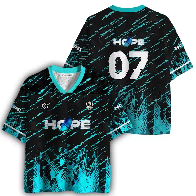 Soulisfree HOPE — Neon Renewal Pulse Mesh Jersey