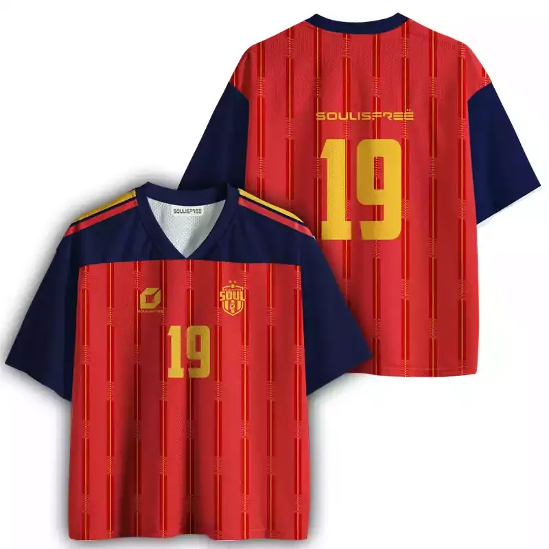 Soulisfree Crimson Force Mesh Jersey